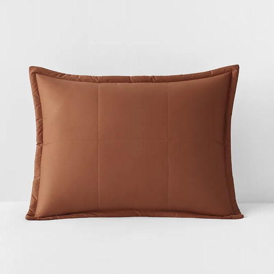 Quilted Sham - Copper, Standard