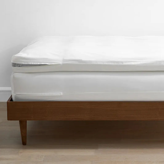 Organic Cotton Sateen Mattress Topper Protector - Twin XL