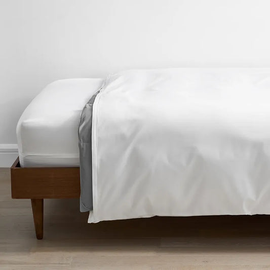 Organic Cotton Sateen Comforter Protector - Twin/Twin XL
