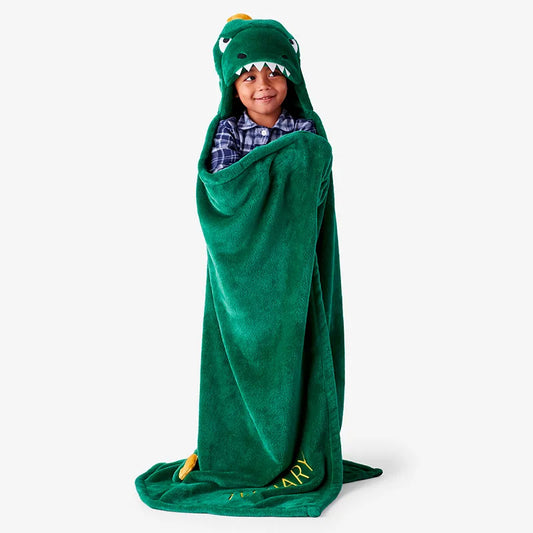 Plush Character Throw - Dino