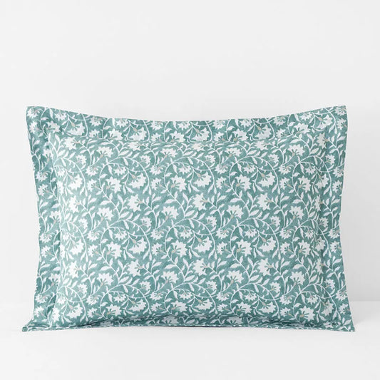 Ellary Classic Cool Cotton Percale Sham - Vine, Standard