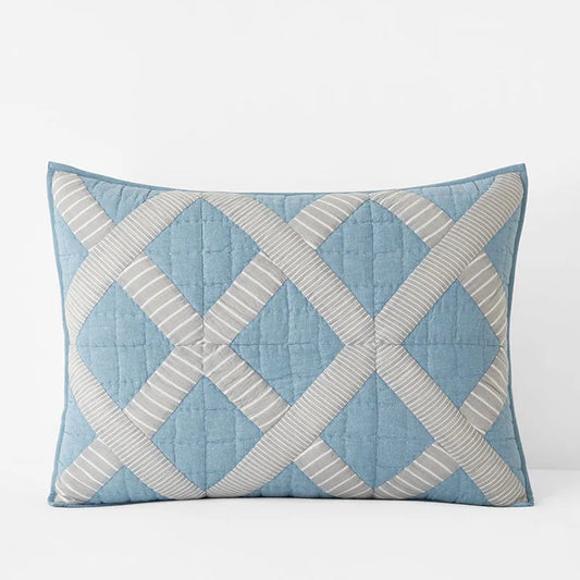 Bahati Quilted Sham - Blue Multi, Standard