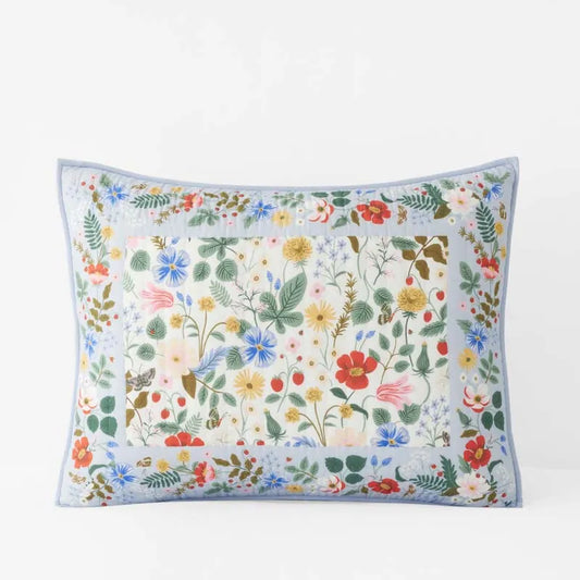 Strawberry Fields Quilted Sham - Multi, Standard