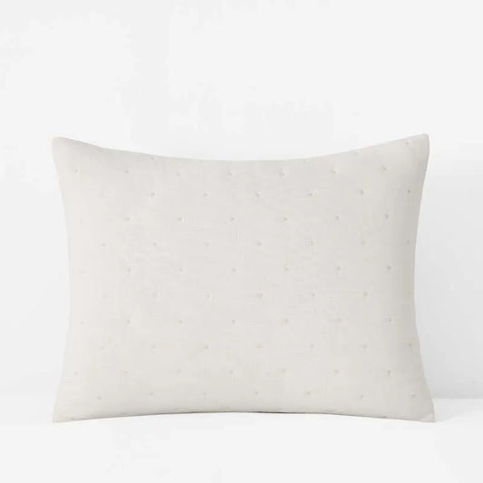 Petite Tufted Quilted Sham - Off White, Standard