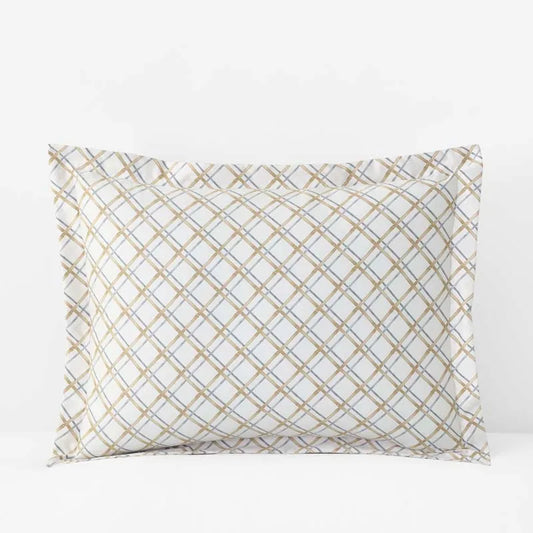 Leander Premium Smooth Wrinkle-Free Sateen Sham - Gray Multi, Standard