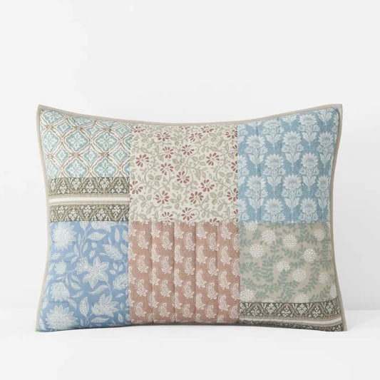 Anvitha Patchwork Quilted Sham - Multi, Standard
