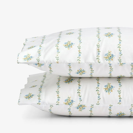 Garden Burst Premium Smooth Wrinkle-Free Sateen Pillowcase Set - Mini Floral, Standard