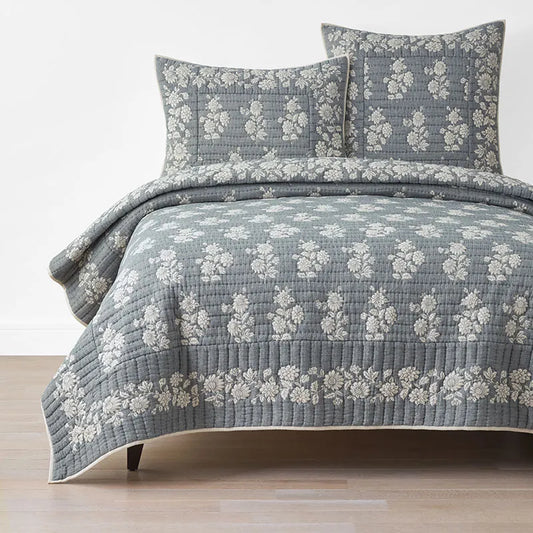 Isolde Quilt - Blue, Twin/Twin XL