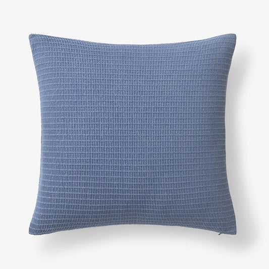 Woven Decorative Square Pillow Cover - Blue, 20 in. x 20 in.