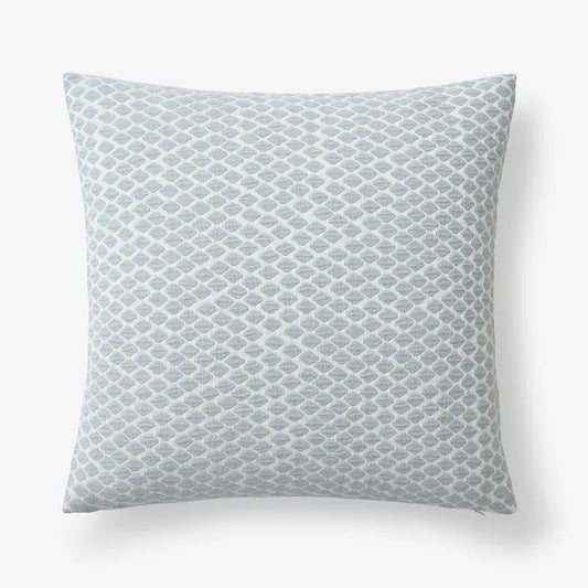 Geometric Texture Decorative Square Pillow Cover - Blue, 20 in. x 20 in.
