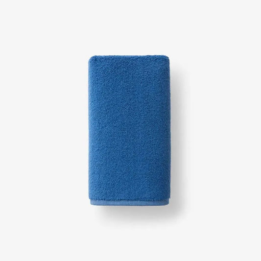 Reversible Solid Hand Towel - Blue