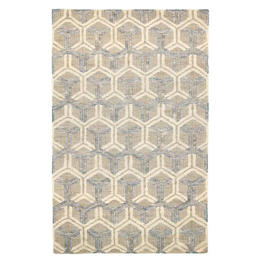 Tala Handwoven Jute Rug - Blue, 2' 6" x 8' Runner