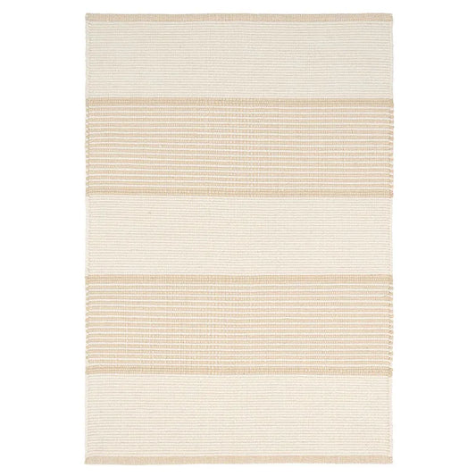 La Mirada Handwoven Cotton Rug - Wheat, 2' x 3'