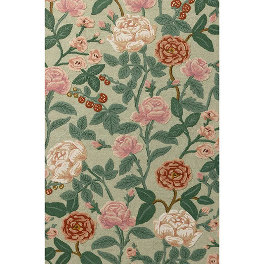 Highgrove Wool Rug - Mint, 5' x 7' 6"