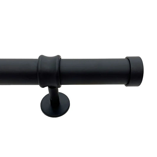 Endcap Finial and 1.5" diameter Rod Set - Fossil, 48"