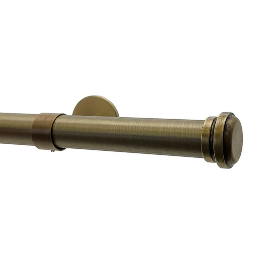 Spile Finial and 1" diameter Rod Set - Antique Gold, 72"