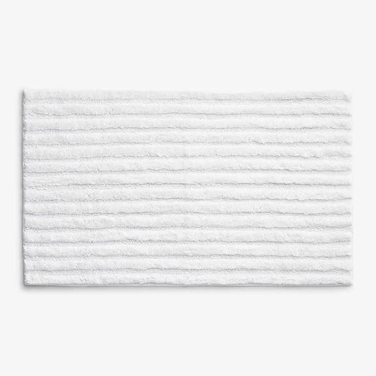 Quick Dry Bath Rug by Micro Cotton® - White, 21 x 34