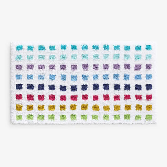 Spectrum Cotton Bath Rug - White