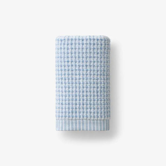 Textured Dot Hand Towel - Blue