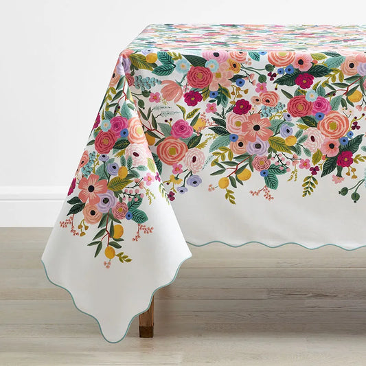 Garden Party Tablecloth - Pink, 70 in. x 90 in.