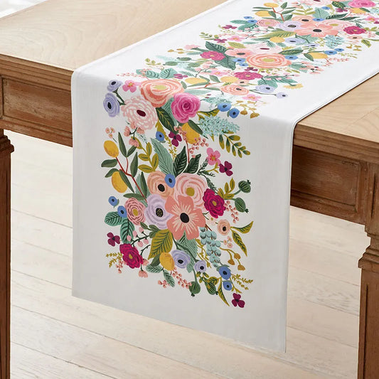 Garden Party Table Runner - Pink, 16 in. x 108 in.
