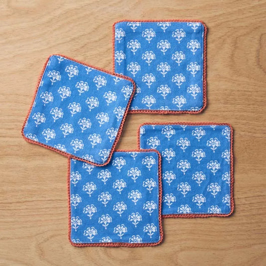 Ari Cocktail Napkins, Set of 4 - Blue