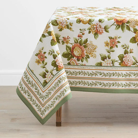 West Hill Tablecloth - Natural Multi, 70 in. x 90 in.
