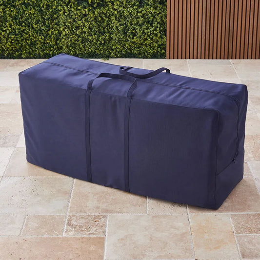 Outdoor Cushion Storage Bag - Navy, Small/Medium