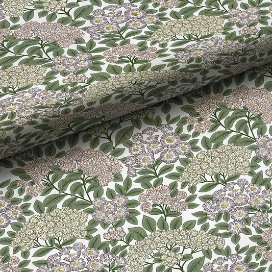 Garden Traditional Wallpaper - Green, Swatch