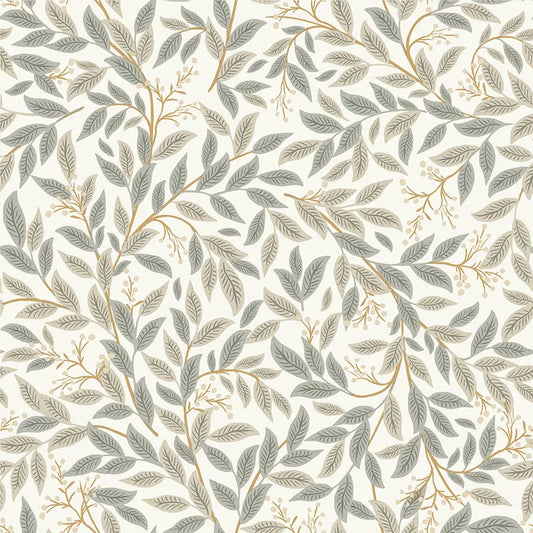 Willowberry Traditional Wallpaper - Linen White, Roll
