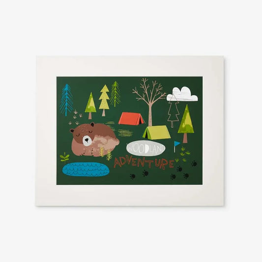 Bear Camp Wall Art - Brown