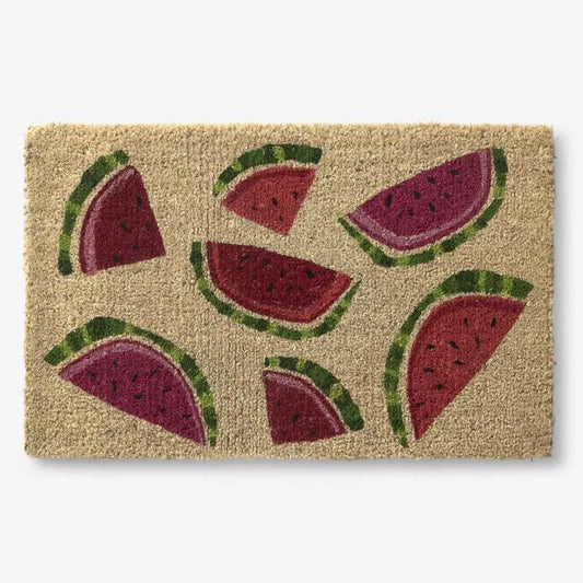 Summer Novelty Coir Doormat - Watermelon, 24 in. x 36 in.