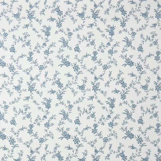 Tapestry Vine Traditional Wallpaper - Blue Multi, Swatch