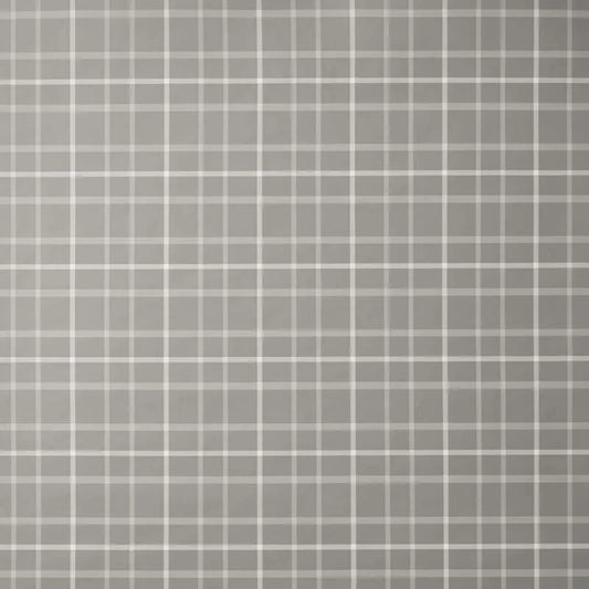 Plaid Removable Wallpaper - Khaki, Swatch