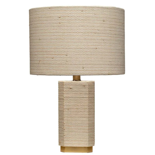 Raffia Table Lamp - Natural