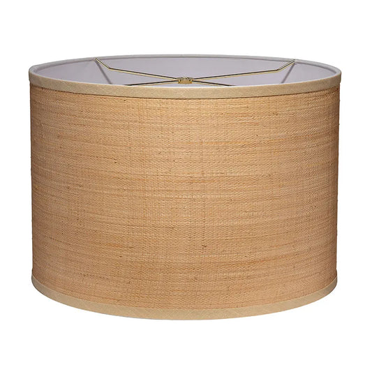 Natural Raffia Lamp Shade - Natural, Medium