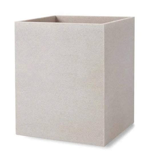 Modern Waste Basket - Ivory