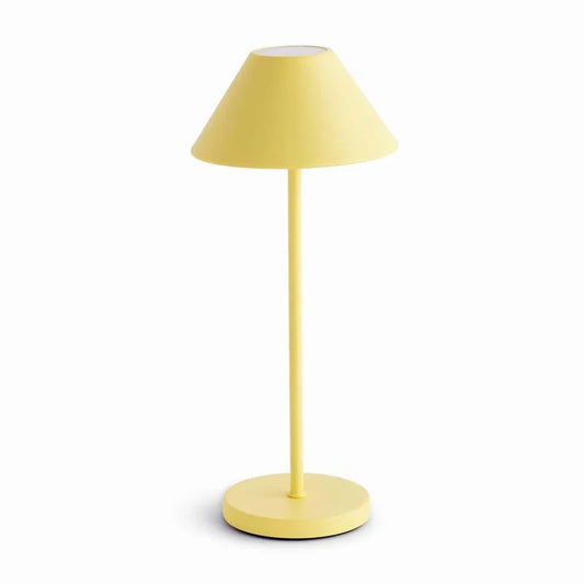 Metal Shade Rechargeable Cordless Lamp - Yellow, Large