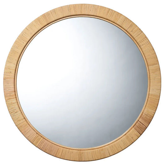 Coastal Round Mirror - Natural