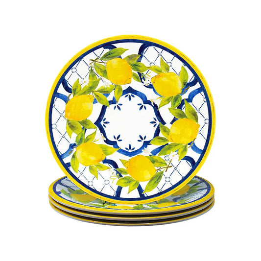 Palermo Melamine Salad Plates, Set of 4