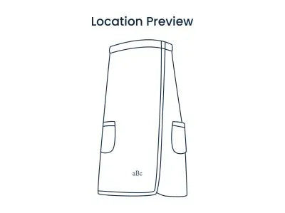 Women's Shower Wrap - White, SM