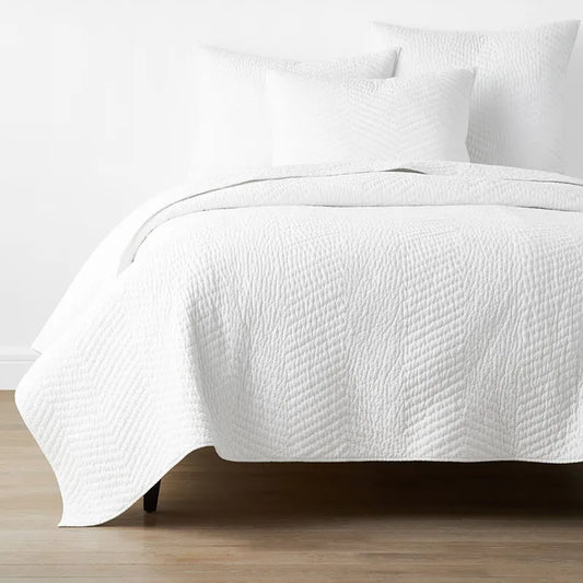Voile Quilt - White, Twin