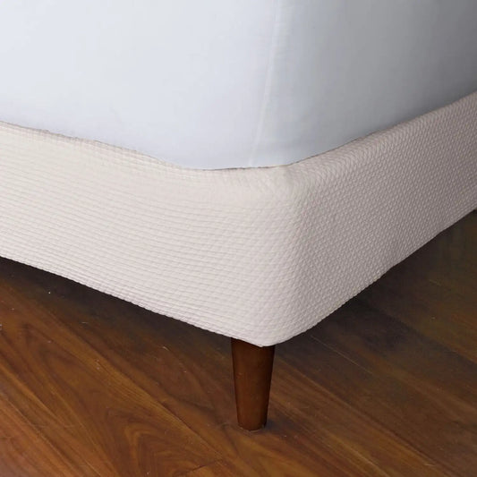 Madelyn Egyptian Cotton Matelassé Box Spring Cover - Ivory, Full