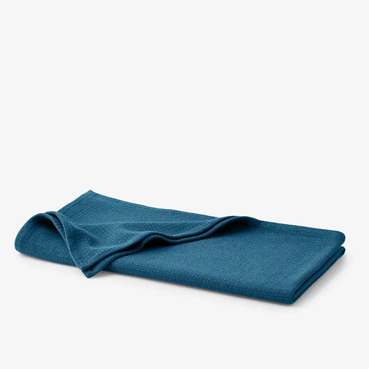 Cotton Weave Throw - Teal