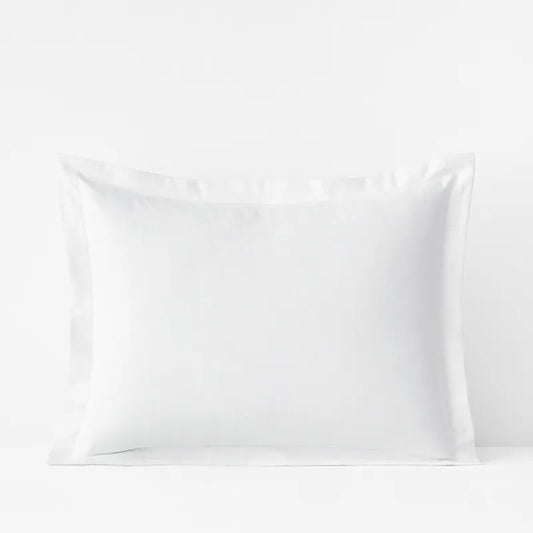 Luxe Ultra-Cozy Cotton Velvet Flannel Sham White, Standard