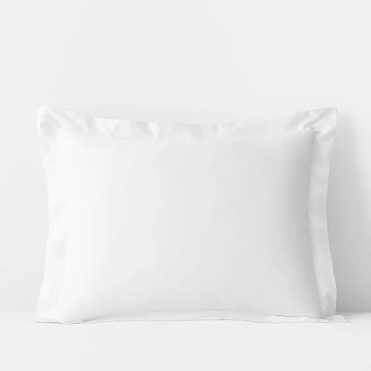 Classic Smooth Rayon Made From Bamboo Sateen Sham - White, Standard