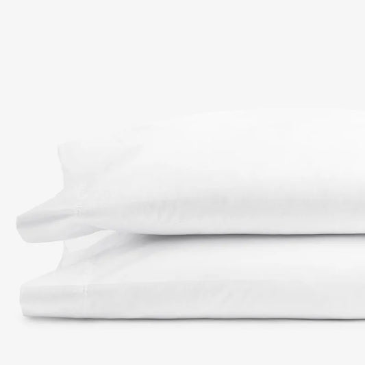 Classic Smooth Rayon Made From Bamboo Sateen Pillowcase Set - White, King