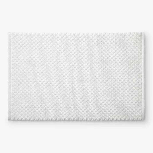 Textured Handwoven Cotton Bath Rug - Diamond, 24 in. x 40 in.