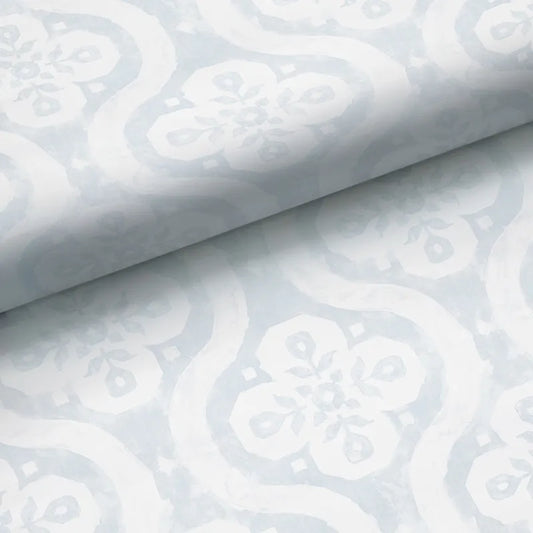 Chateau Removable Wallpaper - Sky Blue, Panel