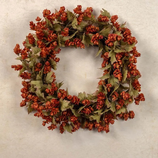 Autumn Botanicals Wreath - Brown